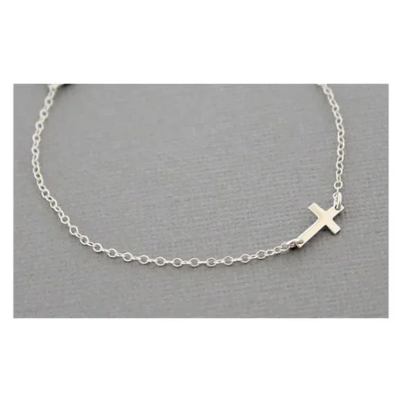 Silver Cross Bracelet - NWT - Picture 4 of 4